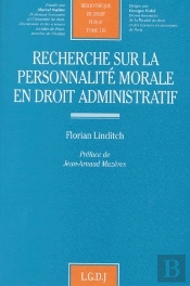 Recherche Sur La Personnalité Morale En Droit Administratif