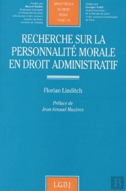 Bertrand.pt - Recherche Sur La Personnalité Morale En Droit Administratif