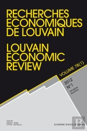 Recherches Economiques De Louvain 2012/1 Volume 78