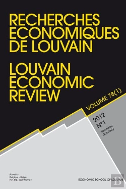 Bertrand.pt - Recherches Economiques De Louvain 2012/1 Volume 78