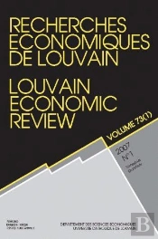 Recherches Economiques Louvain 73-07/2