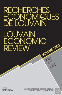 Bertrand.pt - Recherches Economiques Louvain 73-07/2