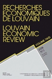Recherches Économiques Louvain 74-08/3