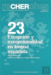 Recherches N  23/2019. Excepcion Y Excepcionalidad En Lengua Espanola