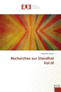Bertrand.pt - Recherches Sur Stendhal Vol.Iii