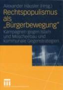 Rechtspopulismus Als ''Buergerbewegung''