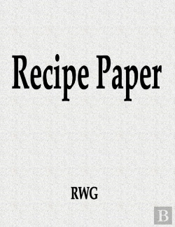 Bertrand.pt - Recipe Paper: 150 Pages 8.5  X 11