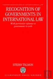Recognition Of Governments In International Law