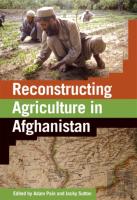 Reconstructing Agriculture In Afghanistan