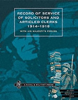 Bertrand.pt - Record Of Service Of Solicitors And Articled Clerks, 1914-1918