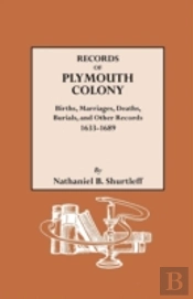 Records Of Plymouth Colony : Births, Marriages, Deaths, Burials And Other