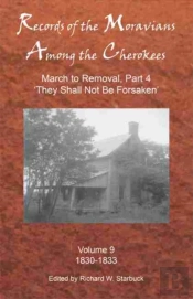 Records Of The Moravians Among The Cherokees