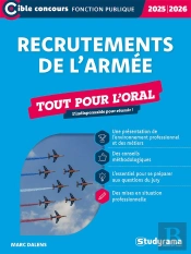Recrutements De L'Armée ; Tout Pour L'Oral (Édition 2025/2026)