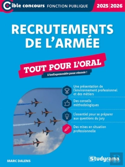 Bertrand.pt - Recrutements De L'Armée ; Tout Pour L'Oral (Édition 2025/2026)