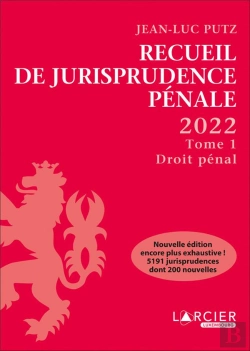 Bertrand.pt - Recueil De Jurisprudence Penale T1