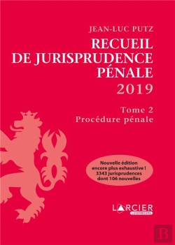 Bertrand.pt - Recueil De Jurisprudence Pénale T.2 ; Procédure Pénale (Édition 2019)