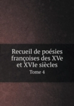 Bertrand.pt - Recueil De Poesies Francoises Des Xve Et Xvie Siecles Tome 4
