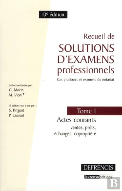 Bertrand.pt - Recueil De Solutions D'Examens Professio