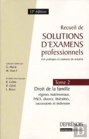 Recueil De Solutions D'Examens Professio
