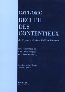 Bertrand.pt - Recueil Des Contentieux ; Du 1er Janvier 1948 Au 31 Decembre 1999