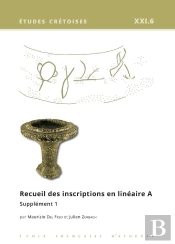 Recueil Des Inscriptions En Linéaire A : Supplément 1