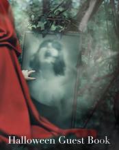 Red Hooded  Scary Halloween Guest Book