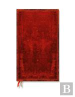 Red Moroccan Bold (Old Leather Collection) Ultra 12-Month Business Planner Softcover Flexi Dayplanner 2025 (Elastic Band Closure)