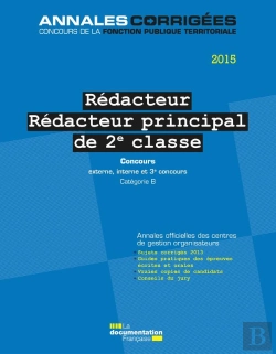 Bertrand.pt - Redacteur - Redacteur Principal 2e Classe 2015. Concours
