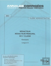 Rédacteur ; Rédacteur Principal De 2e Classe ; Concours (Édition 2021)