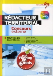 Rédacteur Territorial ; Concours Externe ; Mon Planning En 6 Mois