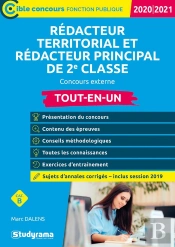 Redacteur Territorial - Redacteur Principal De 2e Classe - Concours Externe