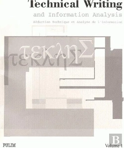 Bertrand.pt - Redaction Technique Et Analyse De L'Information ; Technical Writing And Information Analysis