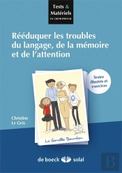 Rééducation Des Troubles Du Langage, De La Mémoire, De L'Attention ; Textes Illustrés Et Exercices