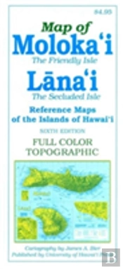 Reference Maps Of The Islands Of Hawaii. Molokai And Lanai