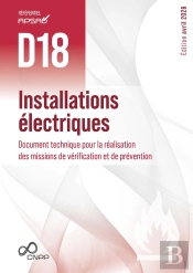 Référentiel Apsad : D18 Installations Électriques : Document Technique Pour La Réalisation Des Missions De Vérification Et De Prévention
