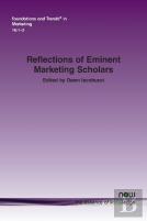 Reflections Of Eminent Marketing Scholars