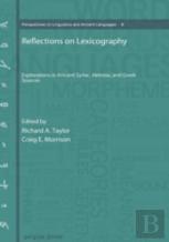 Reflections On Lexicography