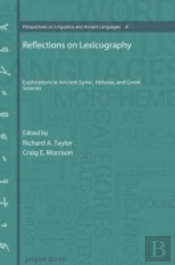 Reflections On Lexicography