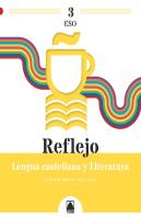 Reflejo 3. Lengua Castellana Y Literatura 3 Eso
