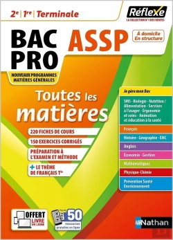 Bertrand.pt - Réflexe Bac Tome 14 : Toutes Les Matières ; 2de/1re/Terminale, Bac Pro Accompagnement, Soins Et Services À La Personne (Édition 2021)