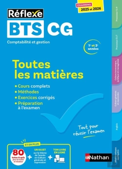 Bertrand.pt - Réflexe : Bts Cg ; Toutes Les Matières ; 1re Et 2e Années (Édition 2025/2026)