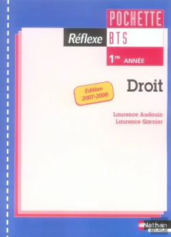 Bertrand.pt - Reflexe Bts; Droit ; Bts 1e Année ; Pochette ; Livre De L'Élève (Édition 2007)