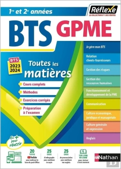 Bertrand.pt - Réflexe Bts Tome 10 : Toutes Les Matières ; Gestion De La Pme ; 1re Et 2e Années (Édition 2023/2024)