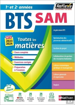 Bertrand.pt - Réflexe Bts Tome 9 : Support À L'Action Managériale ; Toutes Les Matières ; 1re Et 2e Années (Édition 2022)