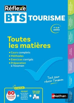 Bertrand.pt - Réflexe Bts : Tourisme ; Toutes Les Matières ; 1re Et 2e Années (Édition 2025)
