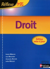 Reflexe; Droit ; 1ère Stg ; Livre De L'Élève (Édition 2009)