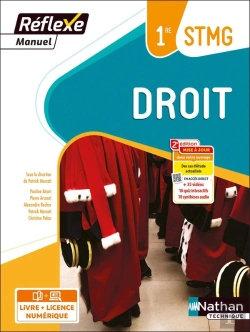Bertrand.pt - Réflexe : Droit ; 1re Stmg ; Livre + Licence Élève (Édition 2023)