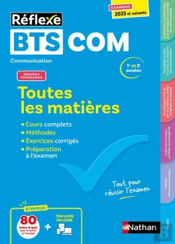Bertrand.pt - Réflexe Tome 16 : Bts Communication ; Toutes Les Matières ; 1re Et 2e Années (Édition 2024/2025)