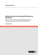 Reflexionen Aber Eine Steinige Einfahrung Von Sap R/3 Hr