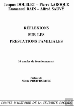 Bertrand.pt - Reflexions Sur Les Prestations Familiales ; 10 Années De Fonctionnement